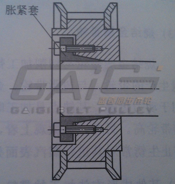 同步带轮与轴连接方式