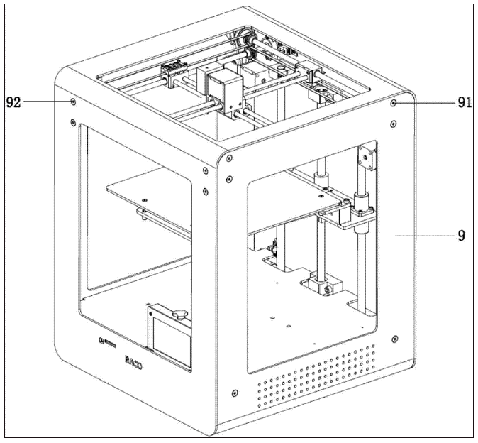 一种3D打印机打印头进给机构 一种3D打印机打印头进给机构