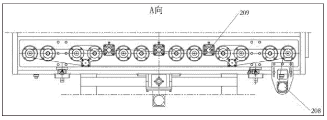 真空镀膜机真空室内基片架传送装置 真空镀膜机真空室内基片架传送装置