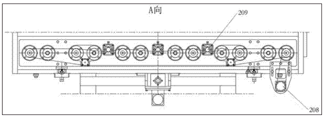 真空镀膜机真空室内基片架传送装置