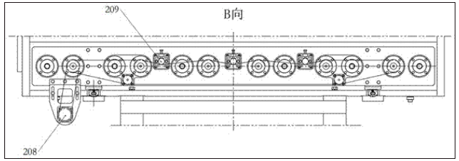 真空镀膜机真空室内基片架传送装置