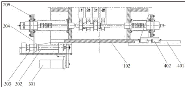 真空镀膜机真空室内基片架传送装置 真空镀膜机真空室内基片架传送装置