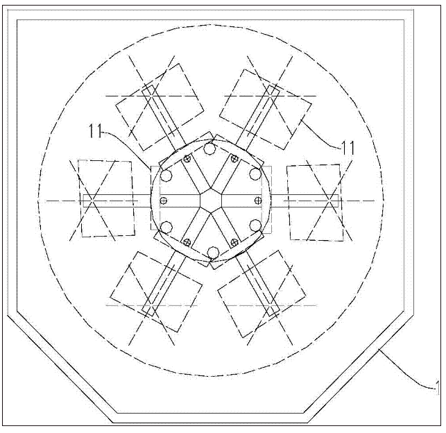 一种具有自转和公转功能的模壳干燥箱 一种具有自转和公转功能的模壳干燥箱