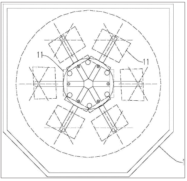 一种具有自转和公转功能的模壳干燥箱