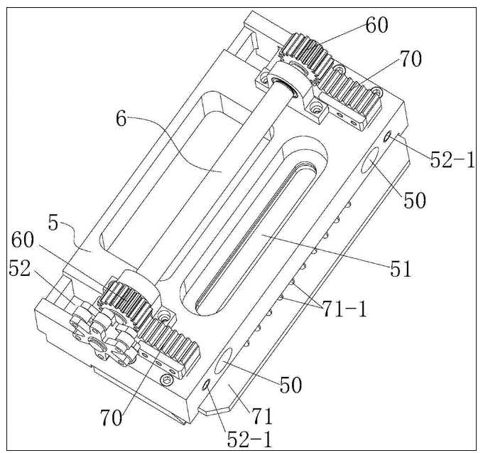 一种3D打印机用固定式落粉装置 一种3D打印机用固定式落粉装置