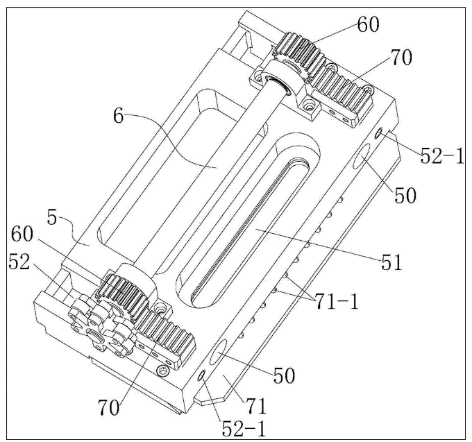 一种3D打印机用固定式落粉装置